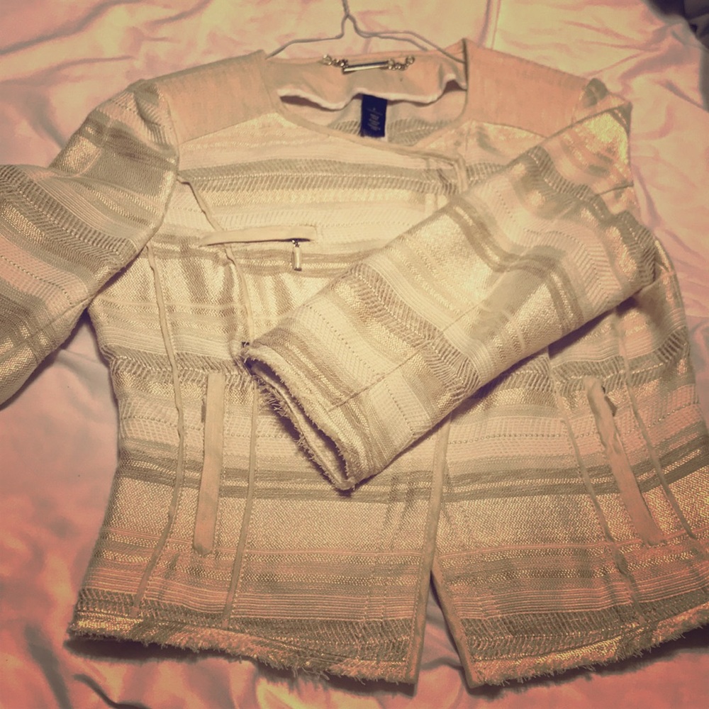 WHBM Cropped Blazer